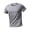 Gray, variant on Bxsruta Men'S Cooling Breathable T-Shirt for Sports and Casual Wear, Loose Fit Round Neck Top, Extended Sizes Available, M