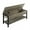 Gray Wash, variant on Pemberly Row 48" Open-Top Wood Storage Bench with Shoe Shelf in Gray Wash
