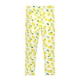 thumbnail image 4 of joogoo Girls' Leggings Lemon Drops Yoga Pants 7-8T, 4 of 8