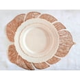 thumbnail image 3 of " OCCASIONS " 20 Pieces Pack Pressed Vinyl Metallic Placemats / Wedding Accent Centerpiece Placemat (Garden Rose Gold), 3 of 6