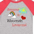 thumbnail image 4 of Inktastic Someone in Wisconsin Loves Me Boys or Girls Toddler T-Shirt, 4 of 5