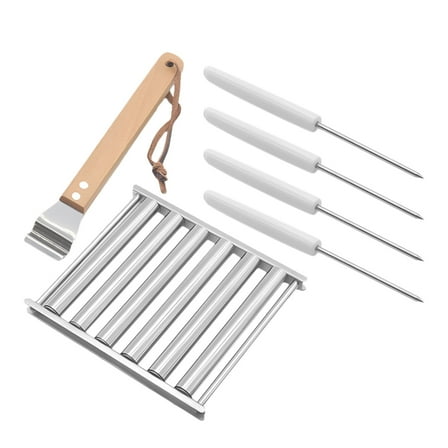Minkissy Hot Dog Grill Roller in Multi for Outdoor Enthusiasts 1 Set