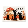 thumbnail image 2 of Halloween Doormat Gothic Door Mat for Front Door, Doormat Outside Entrance, Halloween Pumpkin Ghost Decor for Porch and Entryway, Indoor Outdoor Use,23.62x15.75in, 2 of 6