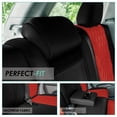 thumbnail image 5 of For 2011–2021 Jeep Grand Cherokee FH Group Neoprene Waterproof Custom Fit Car Seat Covers - Rear Red, 5 of 6
