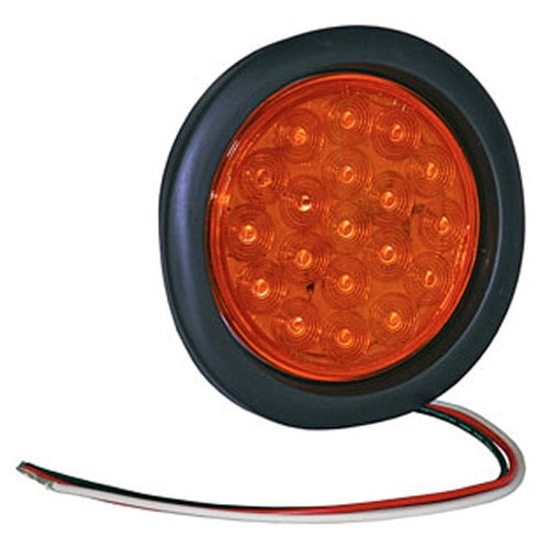 Buyers 4" Round Amber Strobe Light