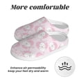 thumbnail image 6 of KLL Cute Rabbit Pattern Adult Unisex Cozy Slippers,Fuzzy Slip-on Slippers TPR Sole Slippers Comfort Plush Home Footwear for Indoor & Outdoor-8, 6 of 7