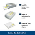 thumbnail image 4 of PetSafe ScoopFree Cat Litter Box Tray Refills with Sensitive Non Clumping Crystals, 3-Pack, 4 of 6