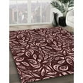 thumbnail image 2 of Ahgly Company Indoor Rectangle Patterned Dark Scarlet Red Area Rugs, 3' x 5', 2 of 6