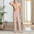 thumbnail image 5 of Vsdgher Halloween Gnomes Print Mens Pajama Pants Sleep & Lounge Pants, PJ Bottoms With elastic waistb and Pockets, 5 of 5