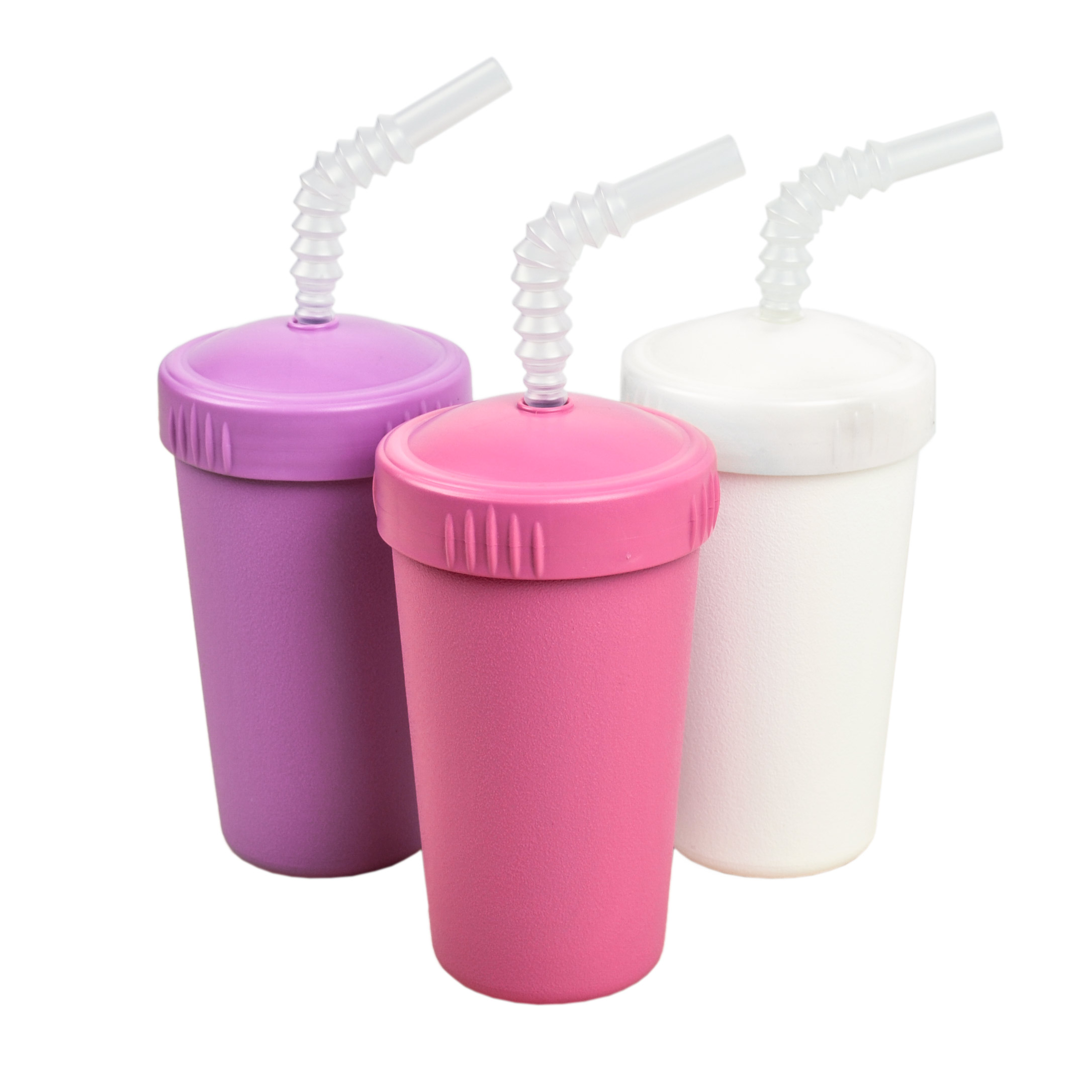 RePlay Made in USA 3pk Straw Cups with Reversable Straw for Easy Baby