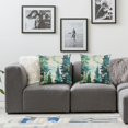 thumbnail image 3 of Nawypu  Watercolor Blue Green Tree Pillow Covers Rustic Style Nature Forest Print Decorative Throw Pillows Winter Christmas Square Cushion Case for Home Sofa Couch Bed Outdoor,Set of 2, 3 of 6
