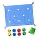 thumbnail image 1 of Juego de trabajo en equipo con lona perforada, juego interactivo de trabajo en equipo al libre, actividades de ejercicio para parques, gimnasios, azul cielo, 1 of 8