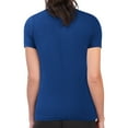 thumbnail image 2 of Women's G-III 4Her by Carl Banks Royal St. Louis Blues Super-Slim Lightweight Pinstripe Circle Graphic T-Shirt, 2 of 3