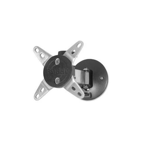 BUDDY Flush LCD/Plasma Mount, 4-3/4x4-3/4x4-3/4, Black