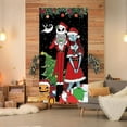 thumbnail image 7 of Jack Skellington Sally Banner Nightmare Before Christmas Decorations Door Cover Xmas Porch Door Sign Welcome Banner for Indoor Outdoor Wall Home, 7 of 7