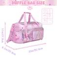 thumbnail image 2 of Kids Duffle Travel Bag Girls Travel Bag for Kids Overnight Bag for Girls Dance Bag Travel Bags for Women Gym Bag with Shoe Compartment for Travel Essentials, 2 of 5
