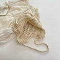 thumbnail image 2 of Bolso Playa Verano Paja Mano Malla para Mujer Hombro Tejido (Beige), 2 of 8