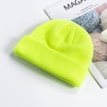 thumbnail image 3 of Jamicy Beanie Hat for Women Men Knit Ski Cap Fisherman Beanie for Men Women Unisex Solid Color Outdoor Knit Warm Thickened Cold Weather Hat, 3 of 3