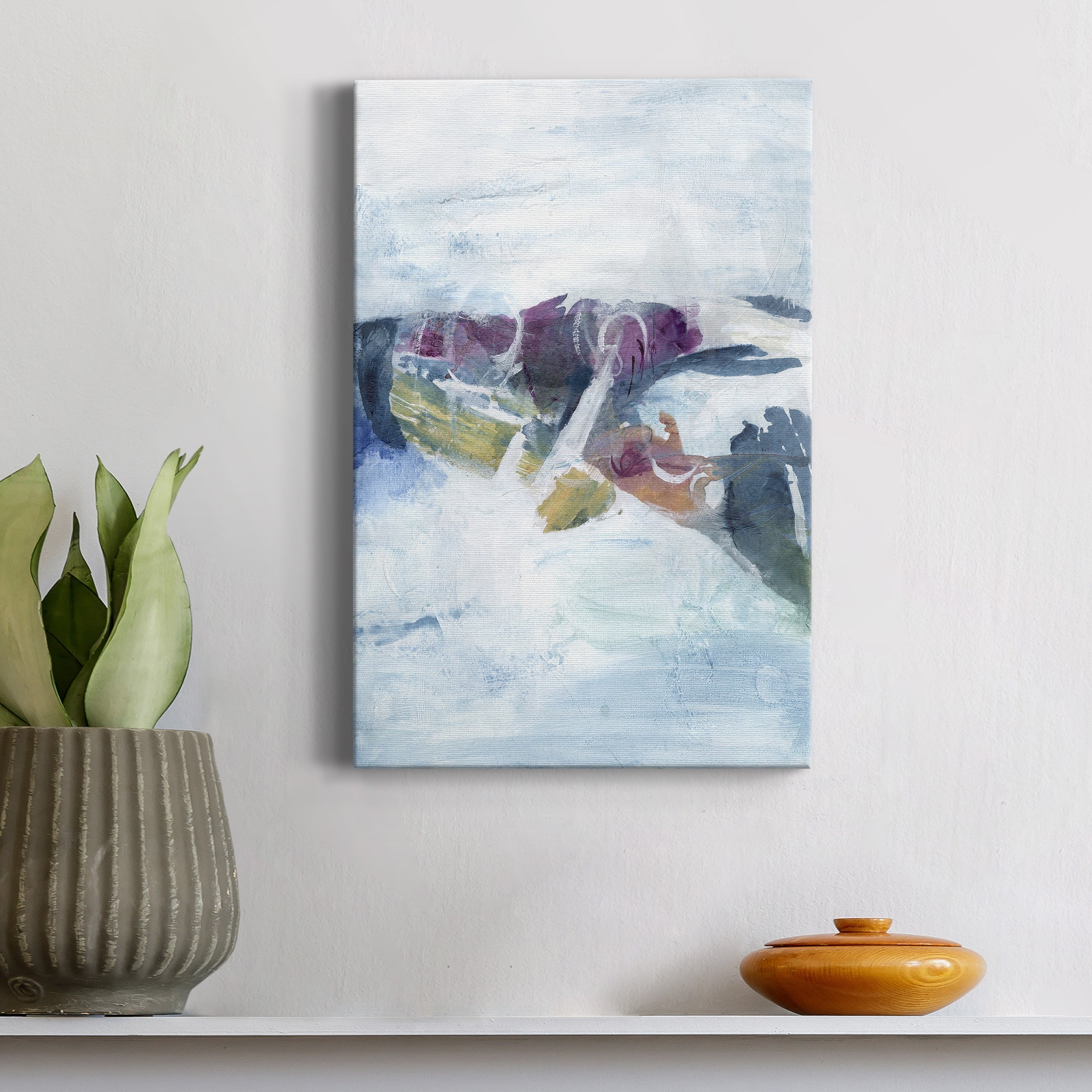 Gliding on Ice I Premium Gallery Wrapped Canvas - Ready to Hang