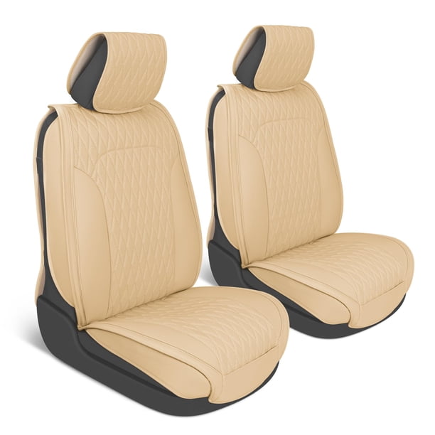 Fundas de asiento de coche MotorBox DiamondLux Edition de piel sintética