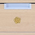 thumbnail image 4 of Circle Knobs Plum Blossom Brass Forged Flowers Mother, 4 of 8