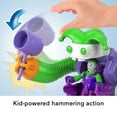 thumbnail image 5 of Imaginext DC Super Friends The Joker Battling Robot, 3-Piece Figure Set with Lights for Preschool Kids, 5 of 7