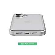 onn Protective Gel Phone Case for iPhone 16 Plus - Clear