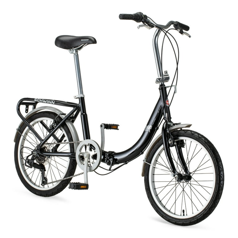 Schwinn Comfort Adult Loop Folding Commuter Bike, 20-inch