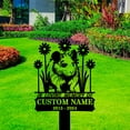 thumbnail image 3 of Handmadetneonsign Hamster Memorial Metal With Stake, Pet Hamster Metal Name Sign Stake, Wild Life Metal Stake Decor 50598, 3 of 5