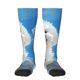 thumbnail image 1 of Balery Cute Cloud Bichon Frise Calcetines novedosos Calcetines deportivos Calcetines hasta la rodilla Calcetines de algodón Calcetines originales y geniales, 1 of 6