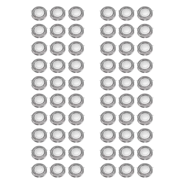60 Piezas SH30 / 50/52 Cabezales de Repuesto para Afeitadora EléCtrica Serie 1000, 2000, 3000, 5000 Cabezal de Cuchilla