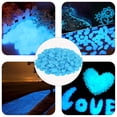 thumbnail image 4 of RANMEI 50PC Glow In The Dark Pebbles Luminous Stones Garden Walkaway Aquarium Fish Tank, 4 of 9