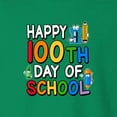 thumbnail image 3 of Wild Bobby Happy 100th Day of School Cute Pencil Marker, 100 Days of School 2024 2025 Design for Kids Youth Boys Girls School Toddler Crew Graphic T-Shirt, 3 of 6