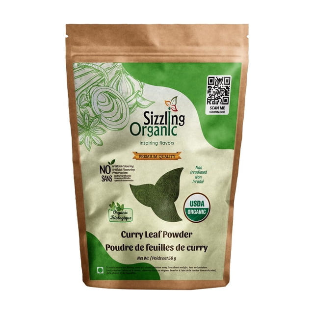 Poudre de Feuille de Cari - Sizzling Organic (50 g)