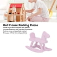 thumbnail image 4 of Casa de Muñecas A Escala 1:12, Juguete Pequeño de Caballo de Diy, Adorno de Escritorio, Estatua Artesanal de Caballo Mecedora, 4 of 7