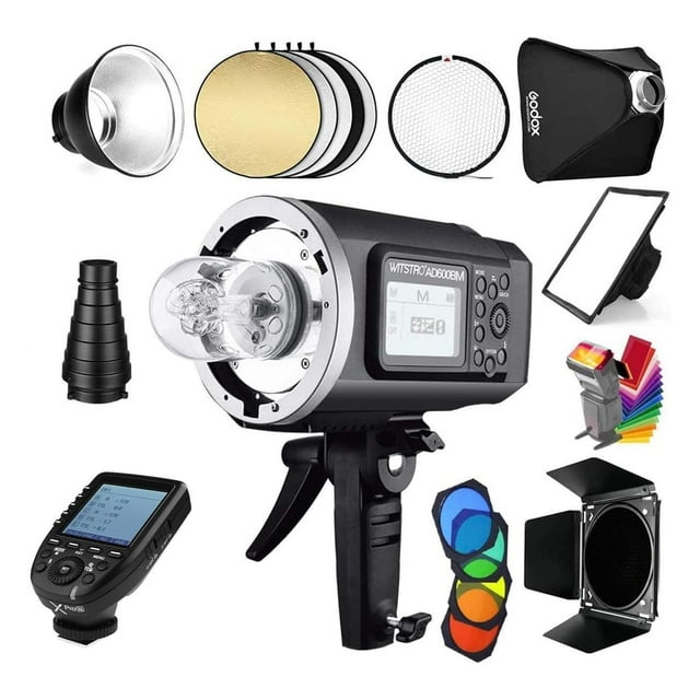 Kit de flash exterior Godox AD600BM Witstro con Xpro-N para Nikon