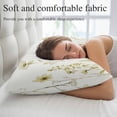 thumbnail image 5 of Yellow Spring Floral Pillow Covers 12"x20", Summer Flowers Botanical Elegant Soft Brushed Microfiber Breathable Throw Pillow Covers, Pillowcase with Zipper for Couch Sofa Bedroom Living Room, 5 of 9