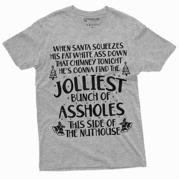 Men'S Christmas Funny T-Shirt | Movie Inspired Popular Culture Jolliest Tee Shirt