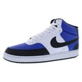 thumbnail image 5 of Nike Court Vision Mid Men's Basketball Sneakers Color: Game Royal Black White Size: 10.5, 5 of 5