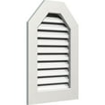 thumbnail image 2 of Ekena Millwork 24"W x 30"H Octagonal Top Gable Vent (29"W x 35"H Frame Size) Functional, PVC Gable Vent with 1" x 4" Flat Trim Frame, 2 of 14