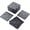 Gray, variant on 44sq. ft Plastic Interlocking Deck Tiles,44 Pack Outdoor Patio Flooring, 12"x12" Interlocking Decking Tile Outdoor All Weather Use, Waterproof Patio Pavers for Pool Balcony Backyard Porch