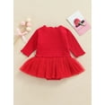 thumbnail image 4 of Honganda Baby Girls Romper Set, Sleeveless Romper with Long Sleeve Jacket, 4 of 9