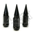 thumbnail image 5 of 23 Black Spike Lug Nuts 1/2x20 Bulge Acorn Spike For Jeep Wrangler JK TJ YJ 1/2d, 5 of 10