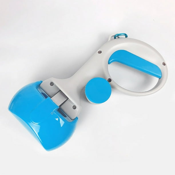 Bolsa para excrementos de mascotas Blue Pet Cleaner, recogedor de excrementos de mascotas, taburete limpiador con asa de clip