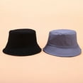 thumbnail image 3 of COCOpeaunt Double-sided Wearing Cap Solid Color Bucket Hat Men Women Sun Hat Reversible Fisherman Hat Summer Panama Cap Sun Fishing Gorros, 3 of 6
