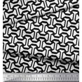thumbnail image 3 of Soimoi Polyester Crepe Fabric Geometric Abstract Printed Fabric 1 Yard 42 Inch Wide, 3 of 3