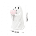 thumbnail image 3 of Halloween Ghost Resin Ornament, Cute Scary Halloween Decoration, Indoor Outdoor Halloween Decor, Perfect for Halloween Party Home Yard Multicolor B, 3 of 7