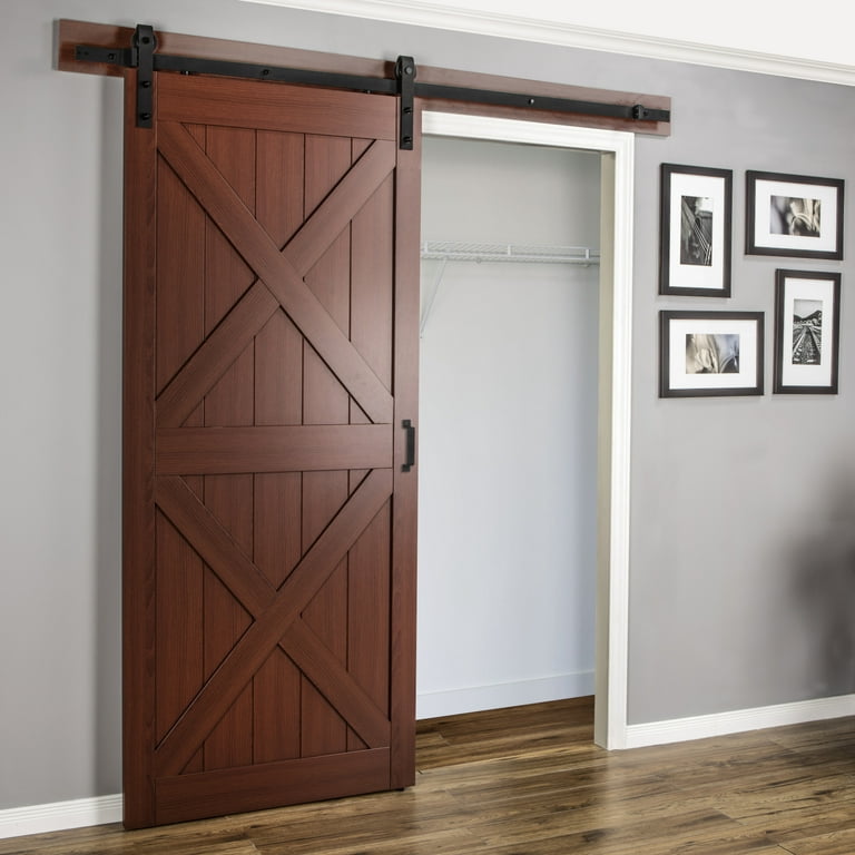 Paneled Manufactured Wood Prefinished Sliding Closet Door 