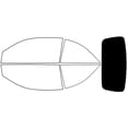 thumbnail image 2 of Rvinyl Window Tint Kit Compatible with Mercedes-Benz CLK-Class 1999-2003 (Convertible) - Rear, 2 of 8