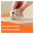 thumbnail image 2 of Magnetic Retractable Box Cutter Safety Lock Utility Knife, Mini Ceramic Paper , Blade, Pocket Sized, 2 of 5